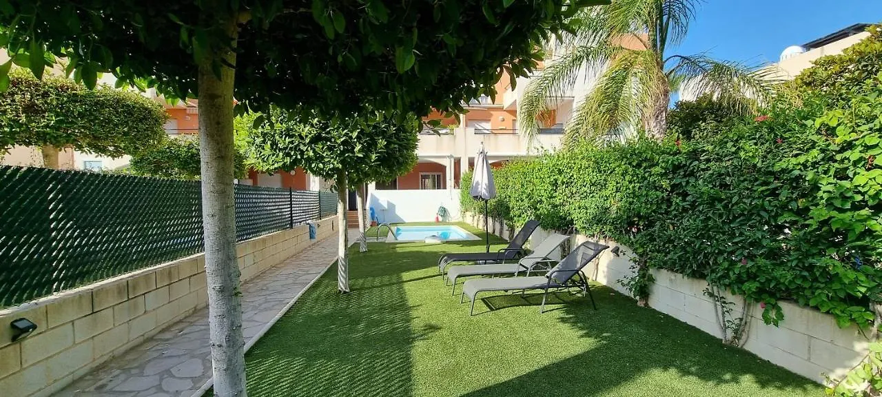 Homes Of Spain, Apartamentos Paraiso Vera Playa, Ed Nuku Hiva, Bajo X Con Piscina Privada Y Jardin Privado A Pie De Playa , Wifi